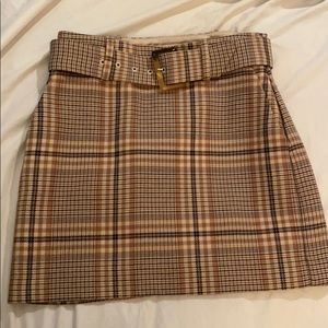 Aritzia Babaton 1-01 plaid skirt